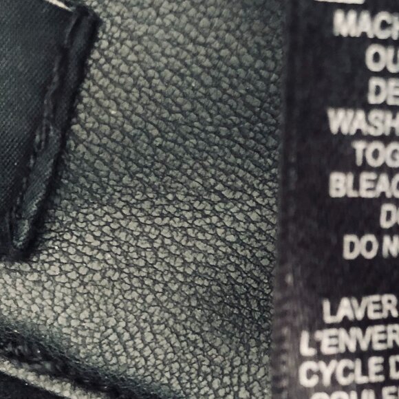 RW&CO Faux leather high-rise skinny Leg pants-Size 26 black - Picture 11 of 14